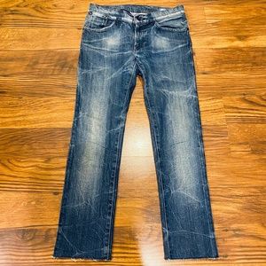 NOLITA mid waist crop straight jeans